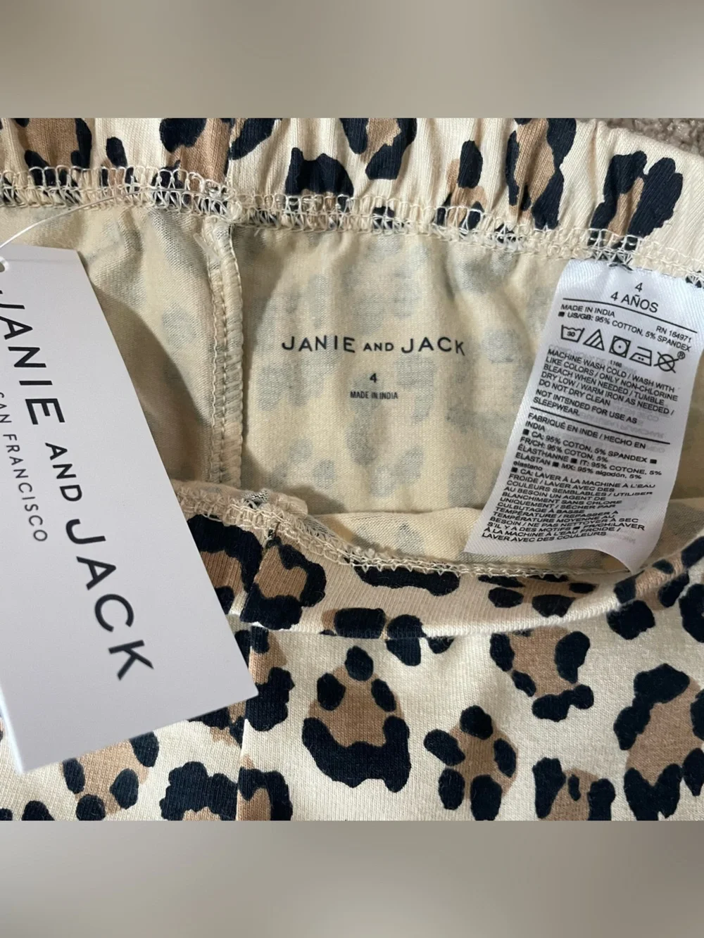 Janie and Jack Leopard Print Set